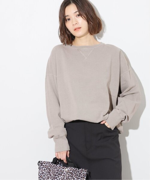 JOURNAL STANDARD relume(ジャーナルスタンダード レリューム)の「《追加》【HOLIDAYS COMFORT】VINTAGEカコウロゴスウェット(スウェット・レディース・ブラック系その他/アイボリー/サックスブルー/ライトグレー/ライトグリーン・FREE)」の17枚目の写真
