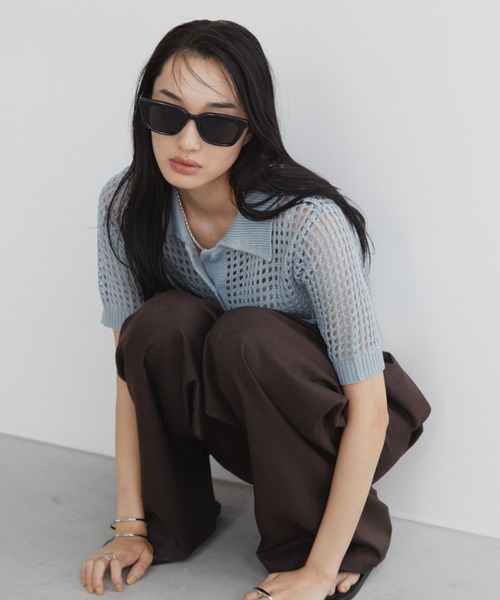 Aunt Marie's(アントマリーズ)の「キャッツアイサングラス(サングラス・レディース・ブラウン/ブラック・FREE)」の15枚目の写真