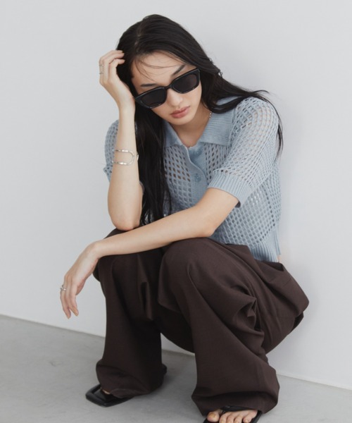 Aunt Marie's(アントマリーズ)の「キャッツアイサングラス(サングラス・レディース・ブラウン/ブラック・FREE)」の16枚目の写真