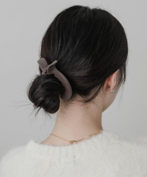 SMELLY（スメリー）の「ムルコギバンスクリップ（バレッタ/ヘアクリップ・レディース・ブラウン・-）」の6枚目の写真