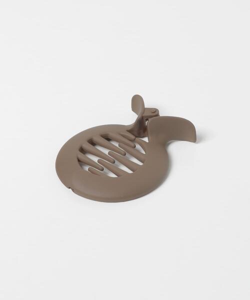 SMELLY（スメリー）の「ムルコギバンスクリップ（バレッタ/ヘアクリップ・レディース・ブラウン・-）」の7枚目の写真