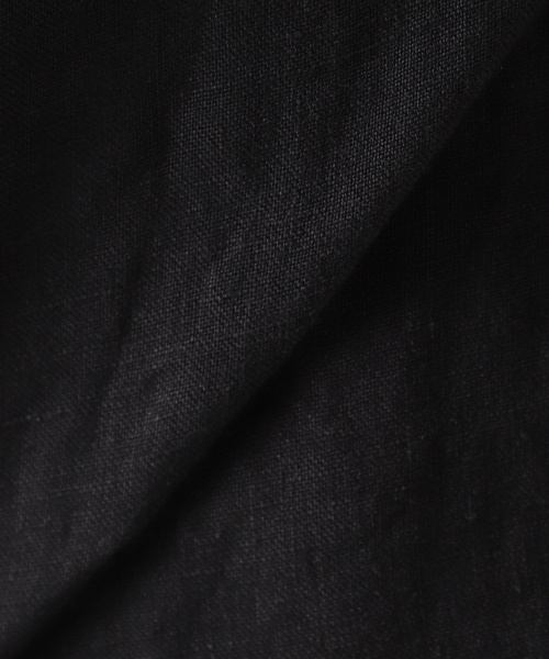 journal standard L'essage（ジャーナルスタンダードレサージュ）の「フレンチリネンギャザーワンピース（ワンピース・レディース・ブラック/ベージュ系その他・FREE）」の6枚目の写真