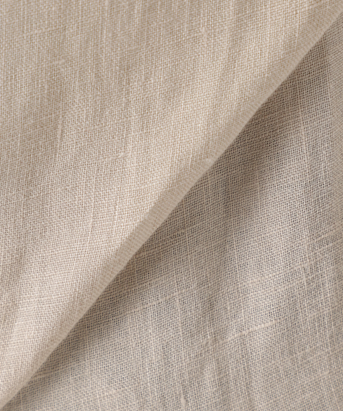 journal standard L'essage（ジャーナルスタンダードレサージュ）の「フレンチリネンギャザーワンピース（ワンピース・レディース・ブラック/ベージュ系その他・FREE）」の3枚目の写真