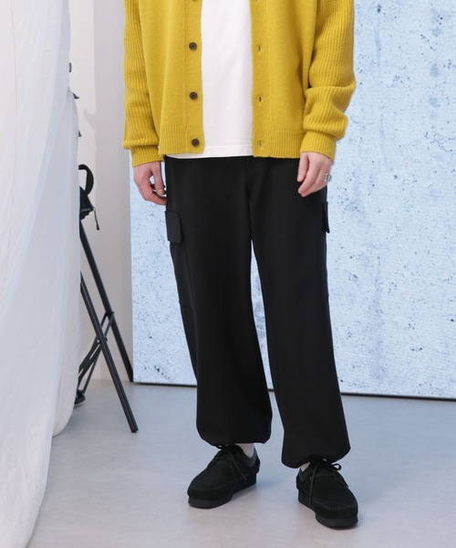 Apo(s)ture(アポスチャー)の「LUCAS-002/杢調ツイルピーチカーゴパンツ(カーゴパンツ・メンズ・ネイビー/モカ/ブラック/グレー・XS/S/M/L/XL)」の1枚目の写真