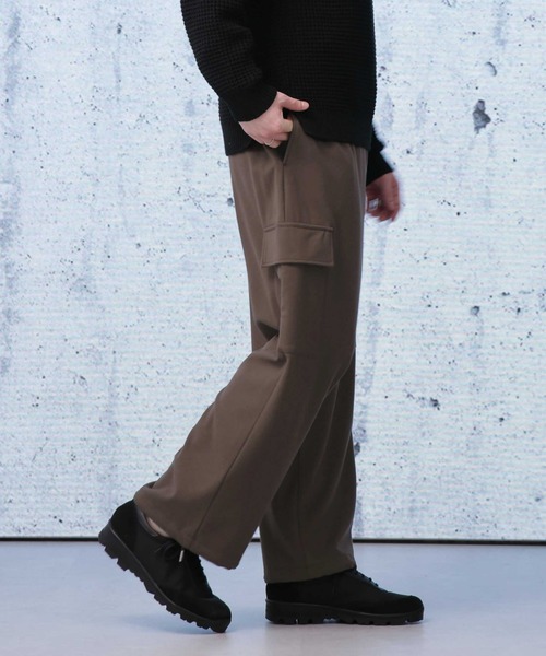 Apo(s)ture(アポスチャー)の「LUCAS-002/杢調ツイルピーチカーゴパンツ(カーゴパンツ・メンズ・ネイビー/モカ/ブラック/グレー・XS/S/M/L/XL)」の3枚目の写真