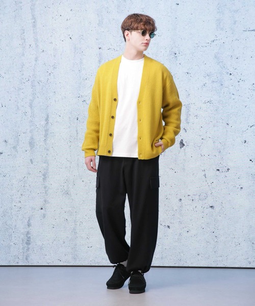 Apo(s)ture(アポスチャー)の「LUCAS-002/杢調ツイルピーチカーゴパンツ(カーゴパンツ・メンズ・ネイビー/モカ/ブラック/グレー・XS/S/M/L/XL)」の13枚目の写真