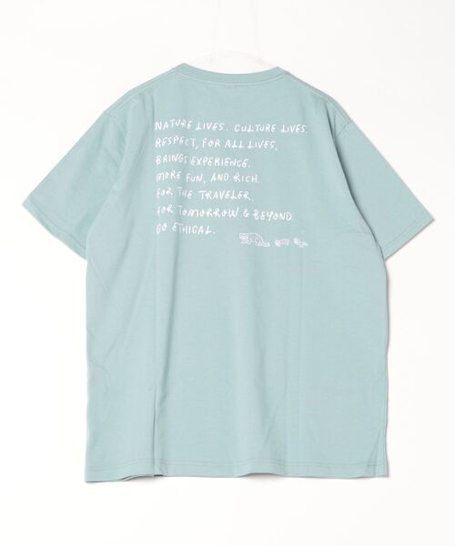 KEEN(キーン)の「US4 OC/RP FAMILY CAT TEE / US4 オーシーアールピー ファミリー ネコ ティー / Tシャツ(Tシャツ/カットソー・メンズ・サックスブルー・XL/S/M/L)」の2枚目の写真