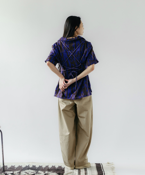 【JOURNAL STANDARD】別注OAS （オーエーエス）クロシェ シャツ JOURNAL STANDARD】別注OAS （オーエーエス）クロシェ シャツ