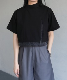 &g'aime | 【&g’aime】ショートシアーTシャツ(Tシャツ/カットソー)