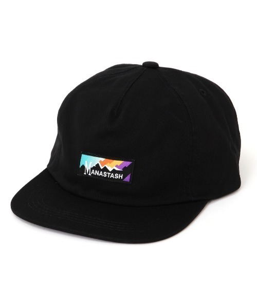 MANASTASH（マナスタッシュ）の「MANASTASH/マナスタッシュ キャップ RAINBOW LOGO CAP 7923974007（キャップ・メンズ・ブラック/ネイビー・FREE）」の15枚目の写真