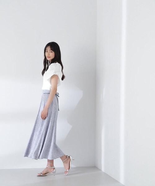 新品タグ付き　NATURAL BEAUTY フレアスカート タグ付未使用♡NATURAL BEAUTY BASIC フレアスカート M 黒