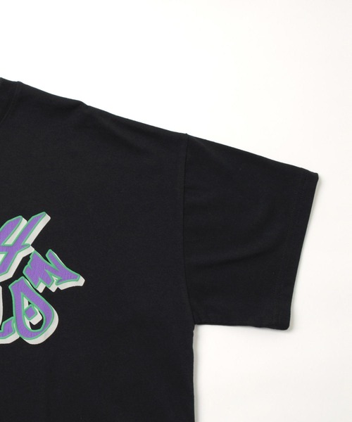 GLAZOS(グラソス)の「【STREET】【防汚加工】クラックグラフィティプリント半袖Tシャツ(Tシャツ/カットソー・キッズ・ブラック/ホワイト・140cm/150cm/160cm/170cm)」の6枚目の写真
