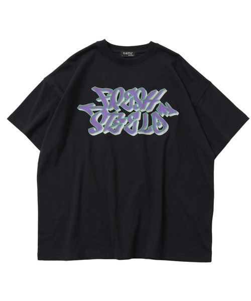 GLAZOS(グラソス)の「【STREET】【防汚加工】クラックグラフィティプリント半袖Tシャツ(Tシャツ/カットソー・キッズ・ブラック/ホワイト・140cm/150cm/160cm/170cm)」の11枚目の写真