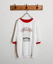 Anytime Songs（エニータイムソングス）の「16/TC 天竺リンガープリントTシャツ(LUCK OUT、TIME FLIES)（Tシャツ/カットソー）」