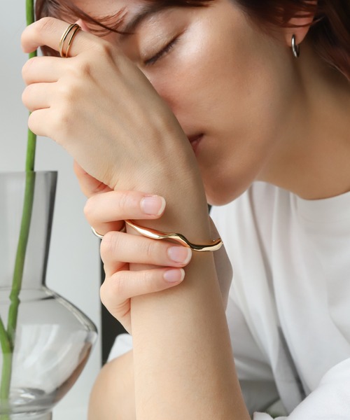 select MOCA（セレクトモカ）の「ロープチェーンバングル（バングル/リストバンド・レディース・ゴールド/シルバー・FREE）」の7枚目の写真