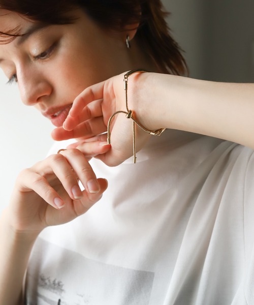 select MOCA（セレクトモカ）の「ロープチェーンバングル（バングル/リストバンド・レディース・ゴールド/シルバー・FREE）」の9枚目の写真
