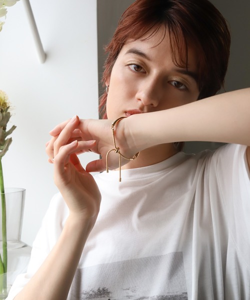 select MOCA（セレクトモカ）の「ロープチェーンバングル（バングル/リストバンド・レディース・ゴールド/シルバー・FREE）」の3枚目の写真