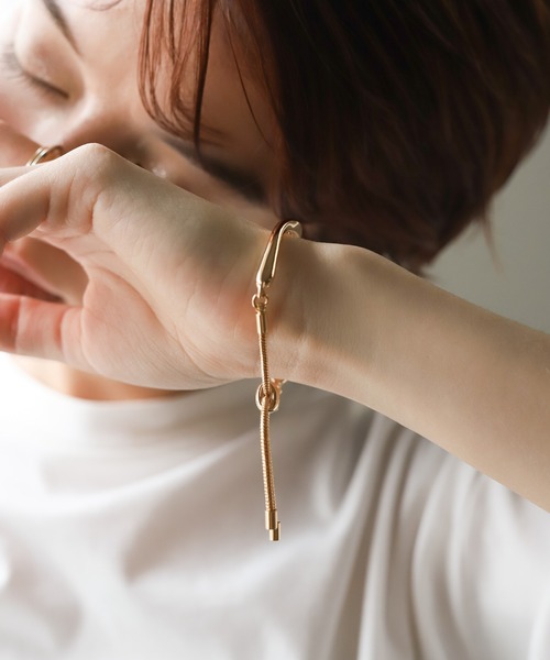 select MOCA（セレクトモカ）の「ロープチェーンバングル（バングル/リストバンド・レディース・ゴールド/シルバー・FREE）」の10枚目の写真