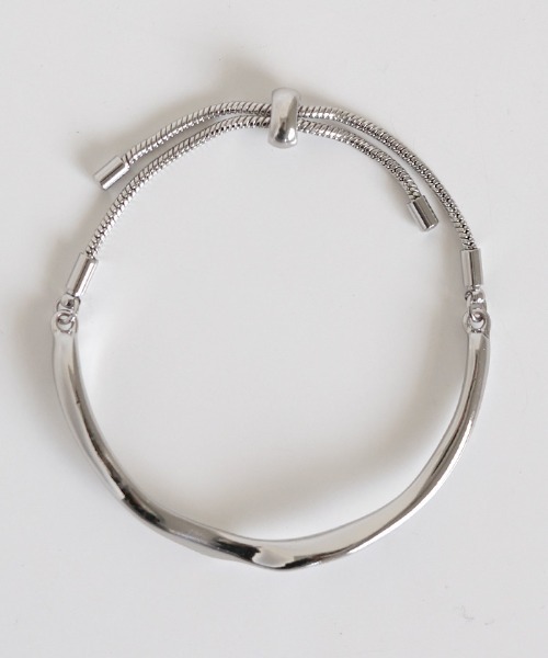 select MOCA（セレクトモカ）の「ロープチェーンバングル（バングル/リストバンド・レディース・ゴールド/シルバー・FREE）」の17枚目の写真