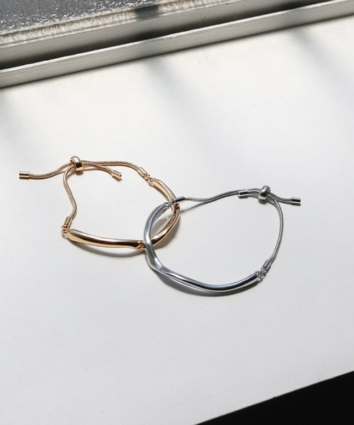 select MOCA（セレクトモカ）の「ロープチェーンバングル（バングル/リストバンド・レディース・ゴールド/シルバー・FREE）」の11枚目の写真