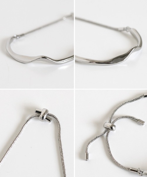 select MOCA（セレクトモカ）の「ロープチェーンバングル（バングル/リストバンド・レディース・ゴールド/シルバー・FREE）」の18枚目の写真