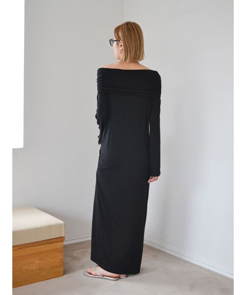 Ungrid（アングリッド）の「オフショルフィットワンピース（ワンピース・レディース・ライトグレー/オレンジ/ブラック・FREE）」の10枚目の写真