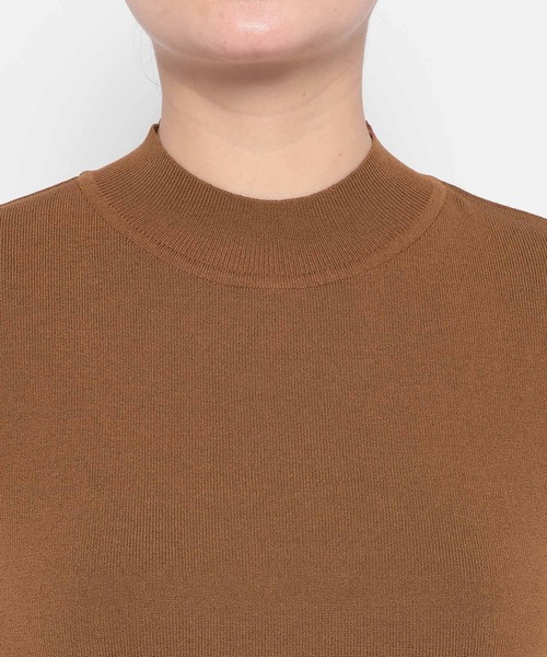 Andemiu（アンデミュウ）の「【新色/接触冷感】ソウバリフレンチニット123548（ニット/セーター・レディース・ブラック/グリーン/ブラウン/オフホワイト/ホワイト/グレー/カーキ/モカ/ブルーグリーン/ブルー・FREE）」の18枚目の写真