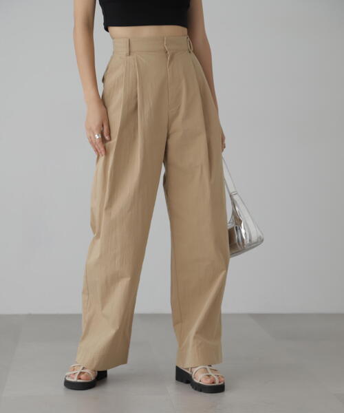 FREE'S MART（フリーズマート）の「タフランスラックスパンツ（スラックス・レディース・グレー/ベージュ・SMALL/MEDIUM）」の5枚目の写真