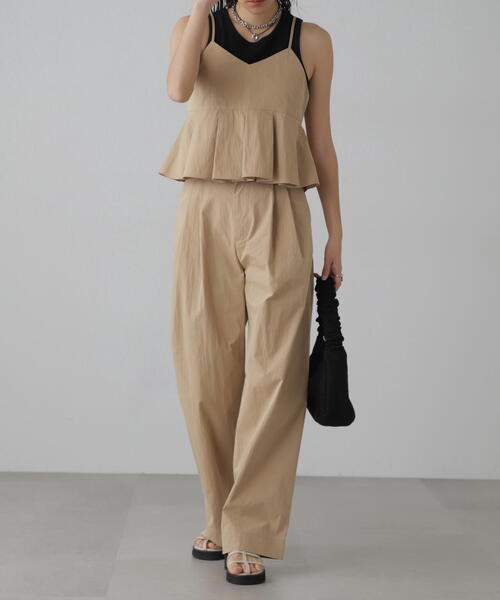 FREE'S MART（フリーズマート）の「タフランスラックスパンツ（スラックス・レディース・グレー/ベージュ・SMALL/MEDIUM）」の7枚目の写真