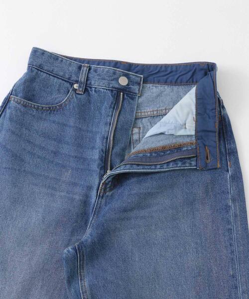 SENSE OF PLACE by URBAN RESEARCH(センスオブプレイスバイアーバンリサーチ)の「ハクプリントクラッシュワイドデニム(デニムパンツ・レディース・ライトインディゴブルー/ライトブルー・SMALL/MEDIUM)」の16枚目の写真