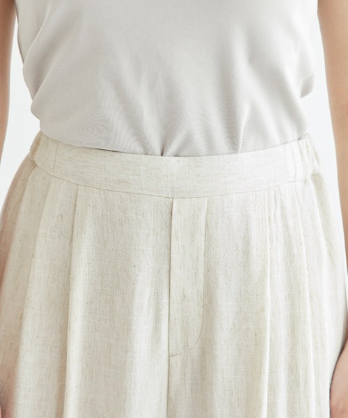 ROPE' PICNIC（ロペピクニック）の「レーヨン麻混イージーワイドパンツ（その他パンツ・レディース・チャコールグレー/ベージュ系その他・36/38/40）」の18枚目の写真