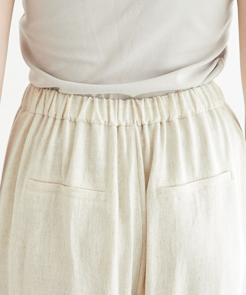 ROPE' PICNIC（ロペピクニック）の「レーヨン麻混イージーワイドパンツ（その他パンツ・レディース・チャコールグレー/ベージュ系その他・36/38/40）」の19枚目の写真