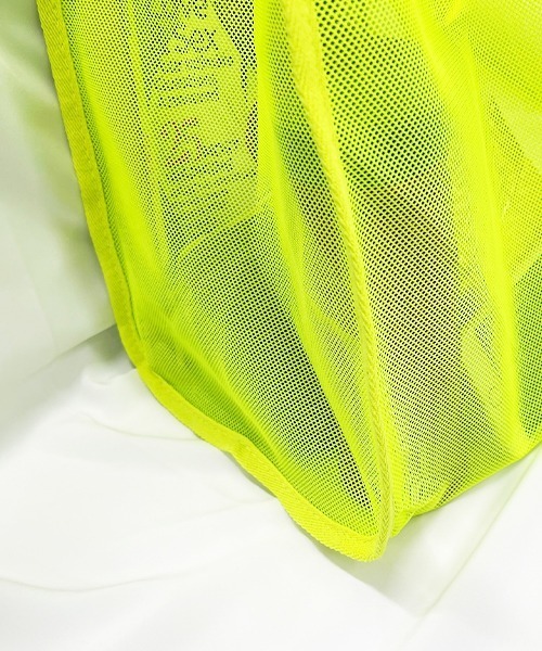 ad thie（アドティエ）の「幅広マチ メッシュマルチバッグ（トートバッグ・レディース・ブラック/ベージュ/イエロー/グリーン・FREE）」の8枚目の写真