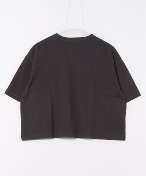 LOWRYS FARM（ローリーズファーム）の「メッセージショートＴＳＳ 125043（Tシャツ/カットソー・レディース・チャコールグレー/オフホワイト/アイボリー・FREE）」の9枚目の写真