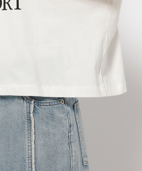 LOWRYS FARM（ローリーズファーム）の「メッセージショートＴＳＳ 125043（Tシャツ/カットソー・レディース・チャコールグレー/オフホワイト/アイボリー・FREE）」の11枚目の写真