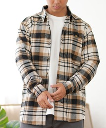 columbia/コロンビア 長袖 フランネルシャツ チェック ルーズシルエット AM3753