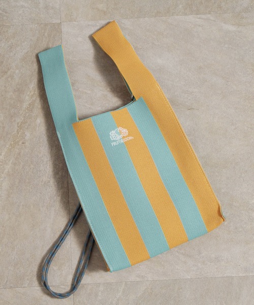 FRUIT OF THE LOOM（フルーツオブザルーム）の「STRIPED MINI SHOULDER BAG / トートバッグ / ミニ / コンパクト / カジュアル / ストライプ（ショルダーバッグ・メンズ・ネイビー/ラベンダー/グリーン/レッド/サックスブルー・FREE）」の16枚目の写真