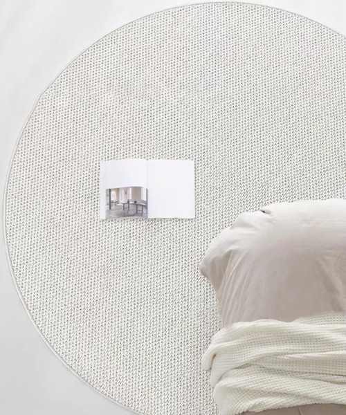 ウール混　サークルマット