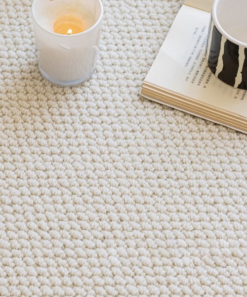 ウール混　サークルマット