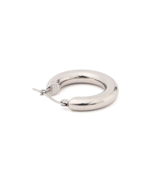 ステンレス フープ ピアス（M）（ピアス（両耳用））｜SHIPS