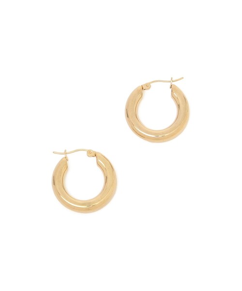 ステンレス フープ ピアス（M）（ピアス（両耳用））｜SHIPS