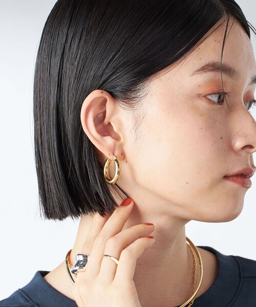 【専用です】14kgfピアス✴︎ブレス✴︎ペントップ・オーダー品etc ダブル六角形ピアス 14kgf ピアス（フック・チェーン） Parca