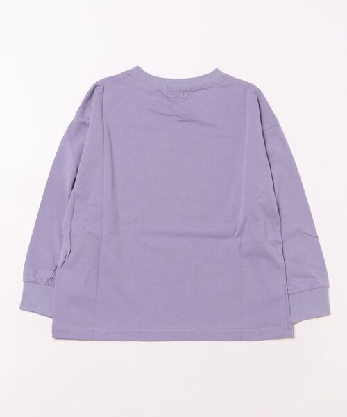 b・ROOM(ビールーム)の「【型崩れしないやわらかコットン】選べる8パターンアソート長袖Tシャツ(Tシャツ/カットソー・キッズ・パープル/チャコール/マスタード/モカ/ブルーグリーン/ネイビー/アイボリー/オレンジ・110cm/140cm/150cm/130cm/100cm/120cm)」の14枚目の写真