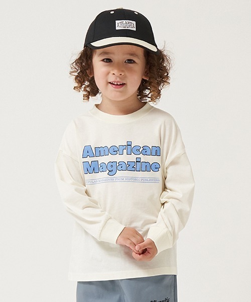 b・ROOM(ビールーム)の「【型崩れしないやわらかコットン】選べる8パターンアソート長袖Tシャツ(Tシャツ/カットソー・キッズ・パープル/チャコール/マスタード/モカ/ブルーグリーン/ネイビー/アイボリー/オレンジ・110cm/140cm/150cm/130cm/100cm/120cm)」の20枚目の写真