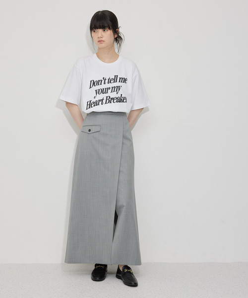 ADAM ET ROPE'（アダムエロペ）の「【KNOWHOW jewelry for ADAM ET ROPE'】別注発泡プリントTシャツ（Tシャツ/カットソー・レディース・ホワイト/ブラック・FREE）」の6枚目の写真