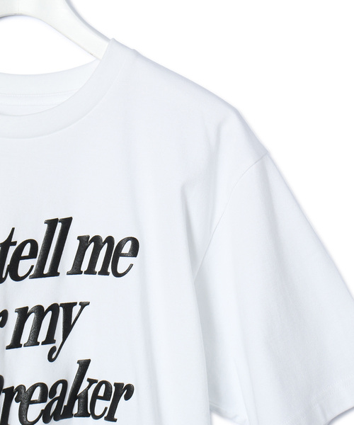 ADAM ET ROPE'（アダムエロペ）の「【KNOWHOW jewelry for ADAM ET ROPE'】別注発泡プリントTシャツ（Tシャツ/カットソー・レディース・ホワイト/ブラック・FREE）」の11枚目の写真