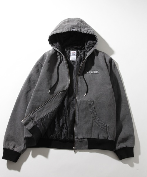 VISION STREET WEAR(ヴィジョンストリートウェア)の「【VISION STREET WEAR/ヴィジョンストリートウェア】フードデニムジャケット(デニムジャケット・メンズ・ブラウン/ライトグレー/パープル・LL/L/M)」の7枚目の写真