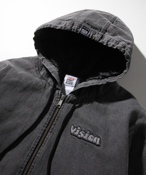 VISION STREET WEAR(ヴィジョンストリートウェア)の「【VISION STREET WEAR/ヴィジョンストリートウェア】フードデニムジャケット(デニムジャケット・メンズ・ブラウン/ライトグレー/パープル・LL/L/M)」の12枚目の写真