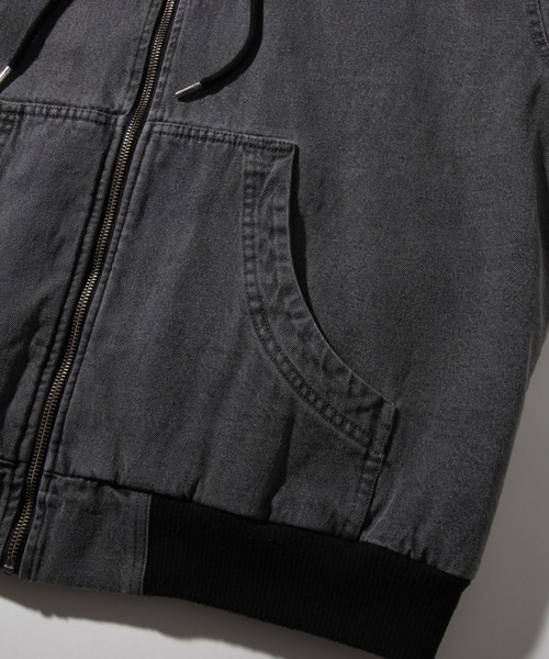 VISION STREET WEAR(ヴィジョンストリートウェア)の「【VISION STREET WEAR/ヴィジョンストリートウェア】フードデニムジャケット(デニムジャケット・メンズ・ブラウン/ライトグレー/パープル・LL/L/M)」の14枚目の写真