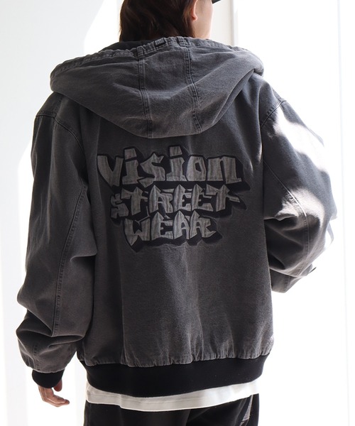VISION STREET WEAR(ヴィジョンストリートウェア)の「【VISION STREET WEAR/ヴィジョンストリートウェア】フードデニムジャケット(デニムジャケット・メンズ・ブラウン/ライトグレー/パープル・LL/L/M)」の21枚目の写真